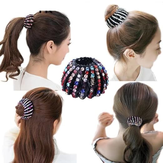 Rhinestone Hair Holder – Effortless Styling Tool