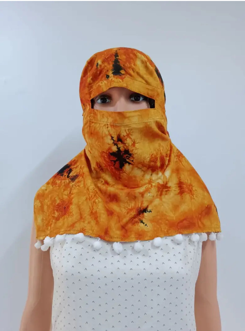 Cotton Rayon Face Cover Scarf
