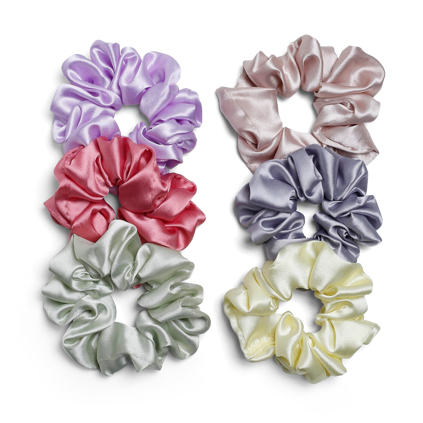 Pestel color Rubber band Plan set of 6 pc Scrunchies