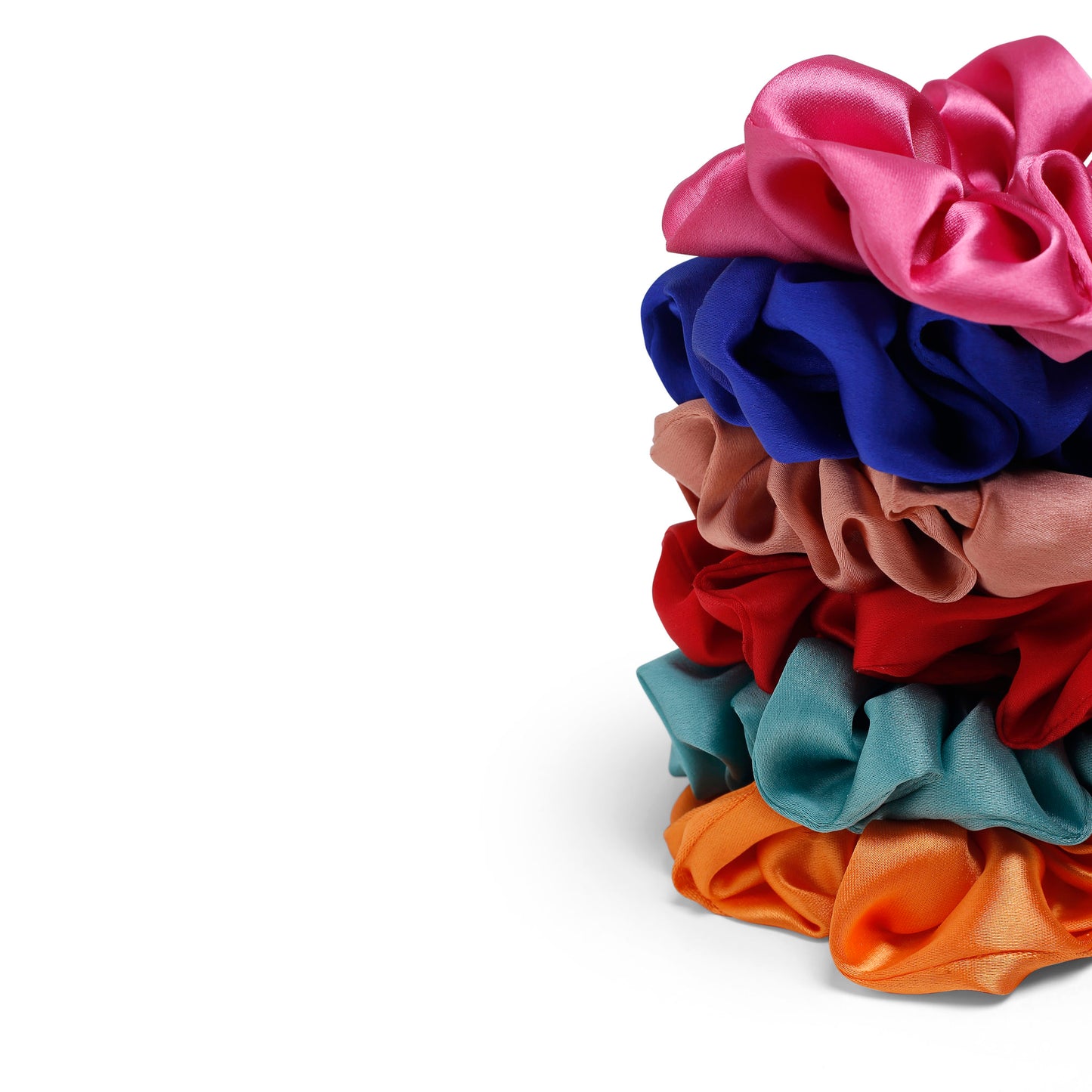 Darker color Rubber band Plan set of 6 pc Scrunchies