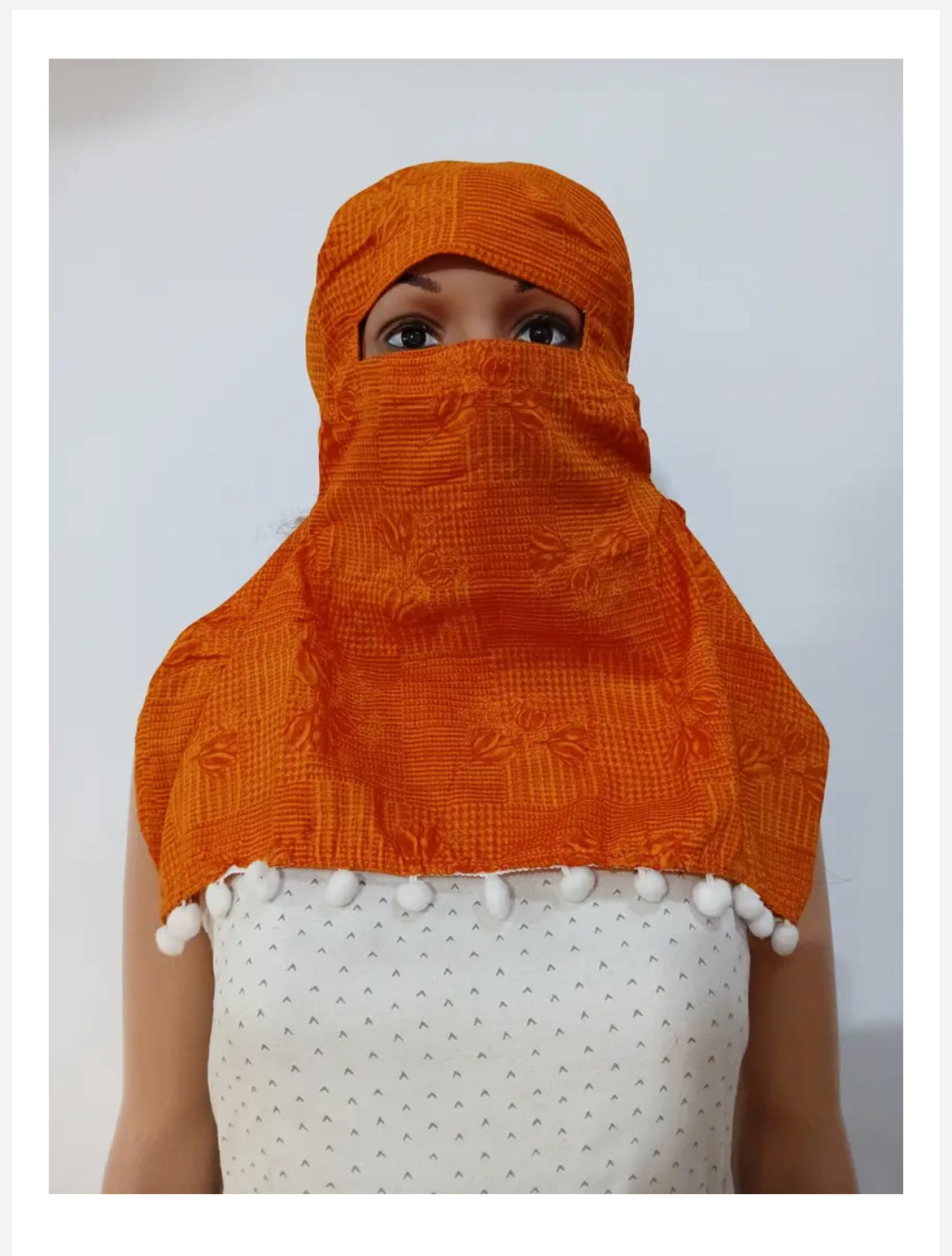 Cotton Rayon Face Cover Scarf