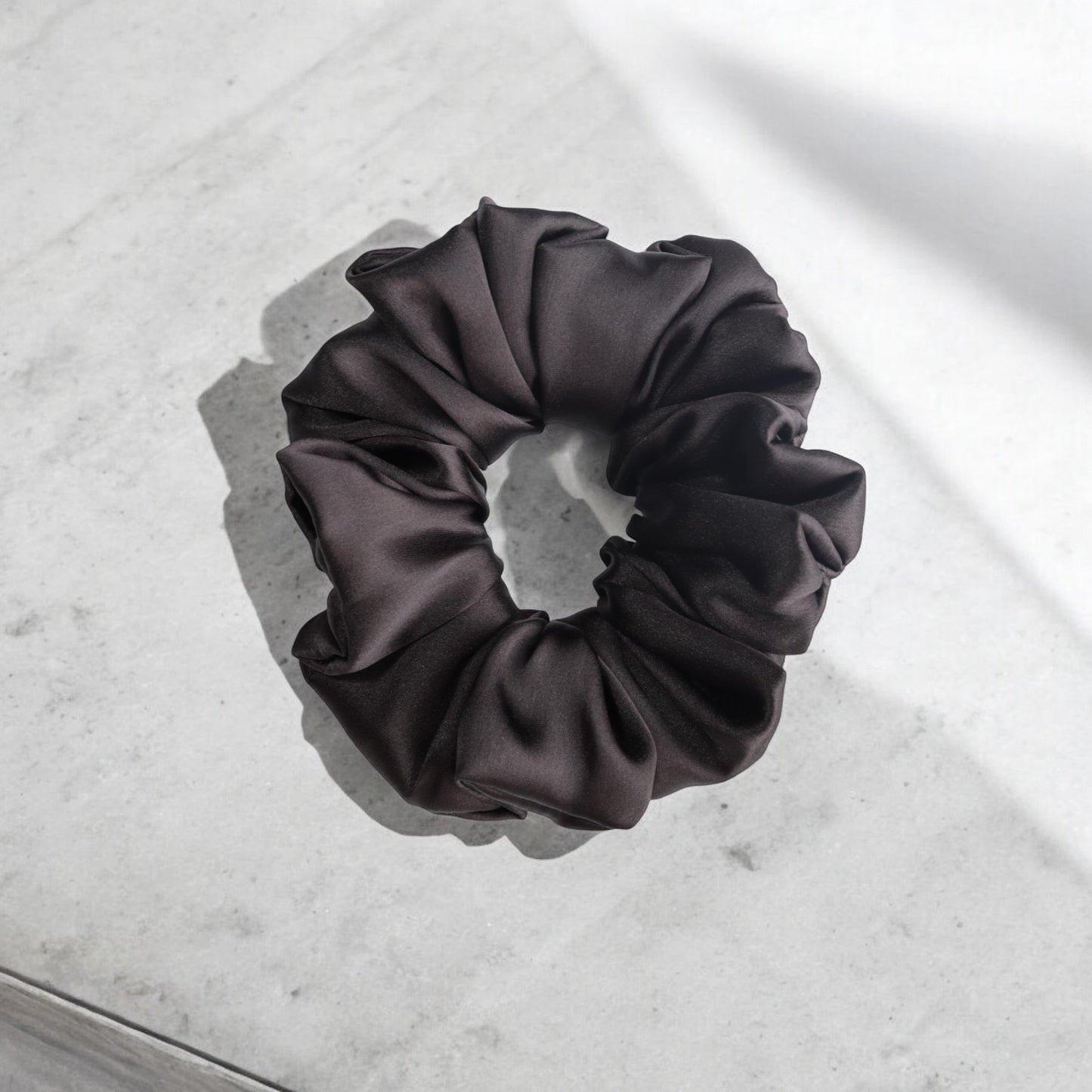Midnight Velvet Scrunchie Hoop earring set