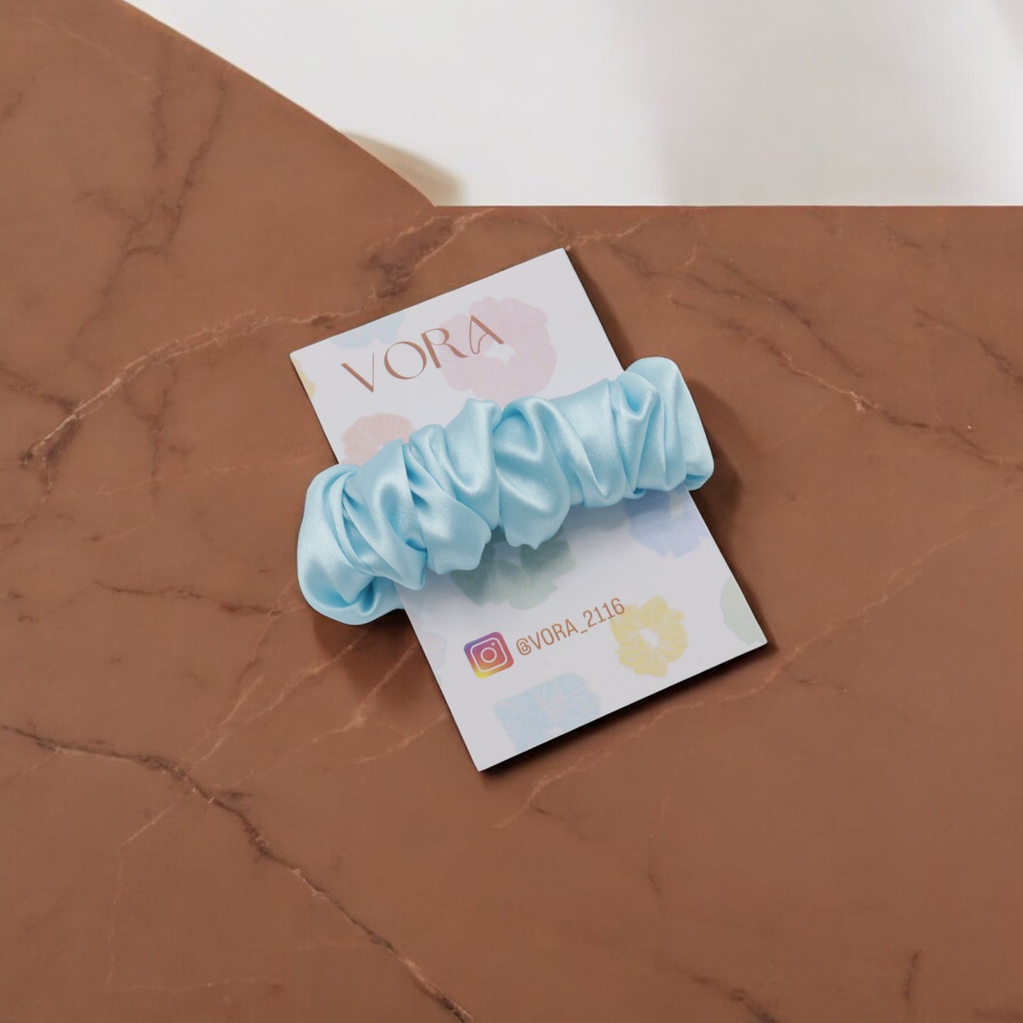 Sky Blue Scrunchie Bracelet