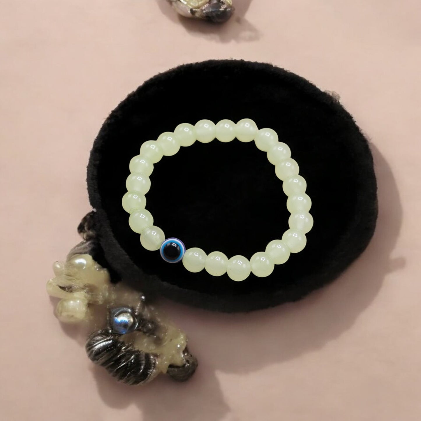 Pastel Glow Evil Eye Bracelets