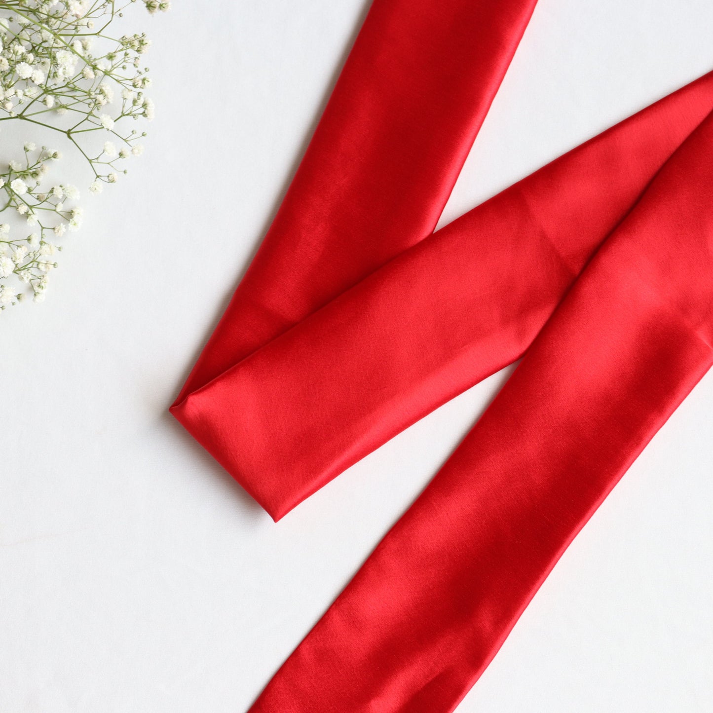 Red Ribbon Scrunchie