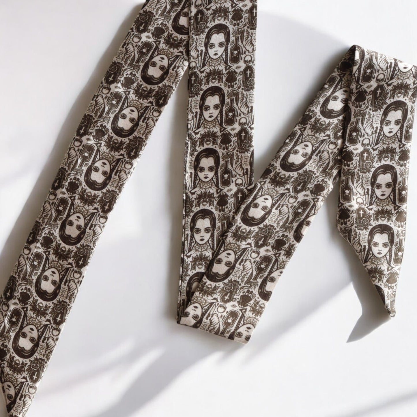 wednesday addams Ribbon Scrunchie