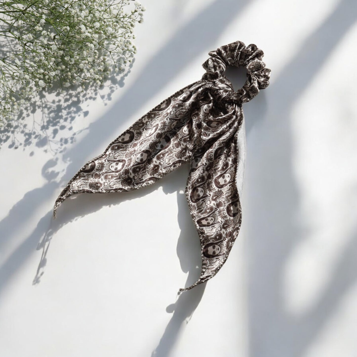 Web Series-Print Scarf Scrunchie