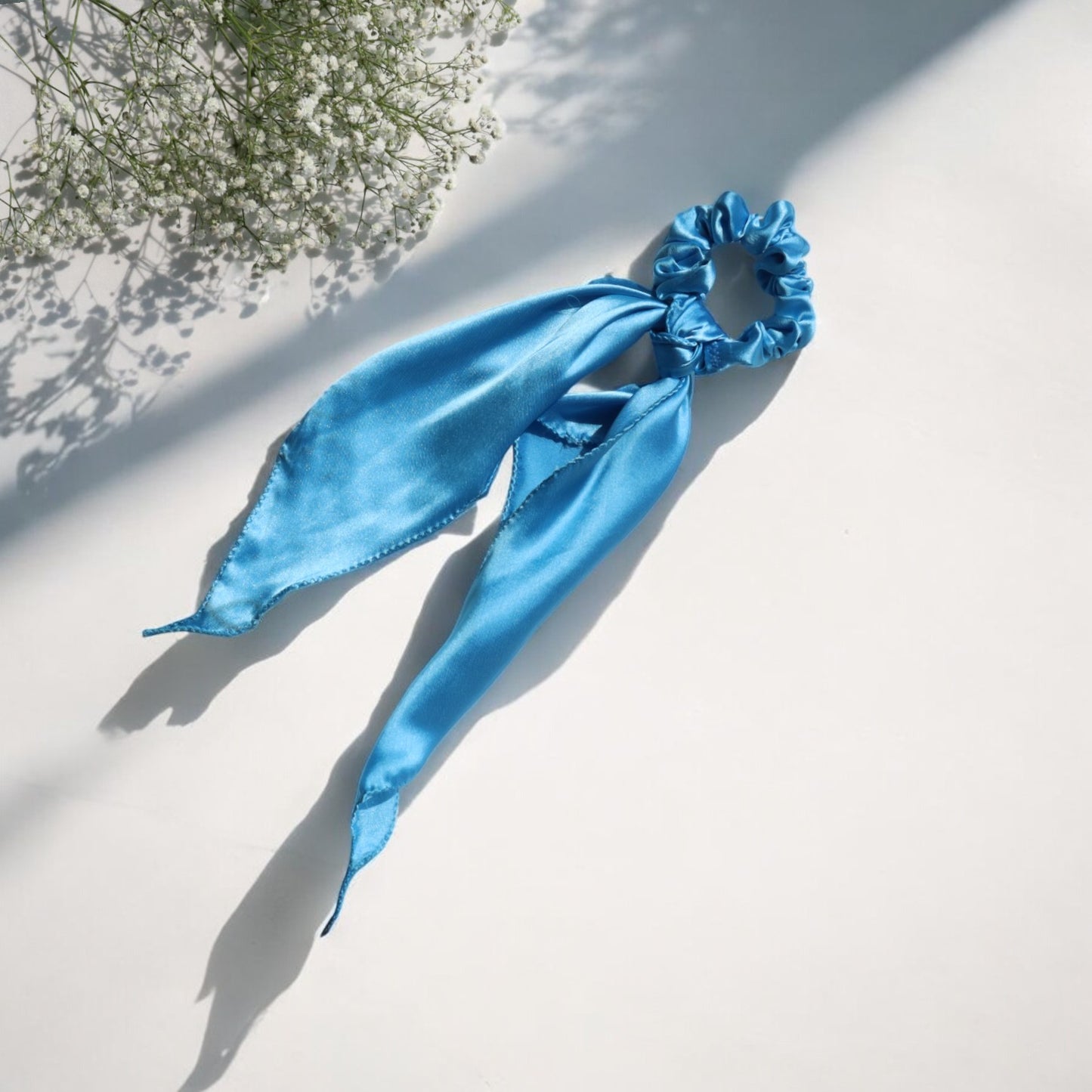 Silk Satin Scarf Scrunchie