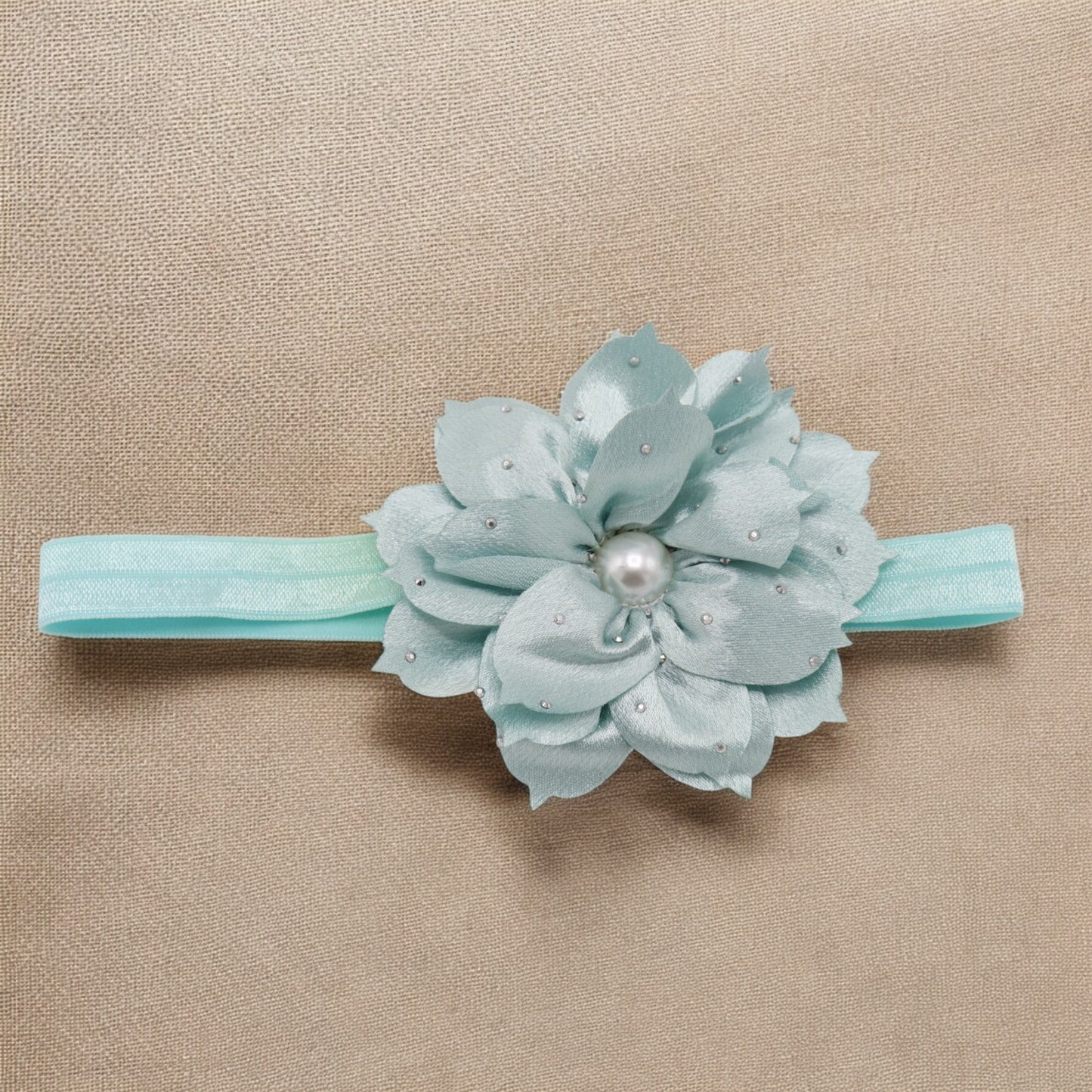 Bloom New brown Baby Hairband-Blue