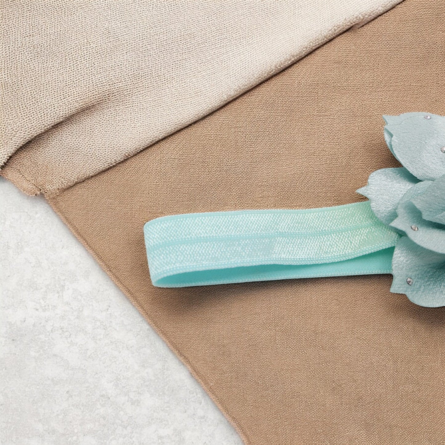 Bloom New brown Baby Hairband-Blue