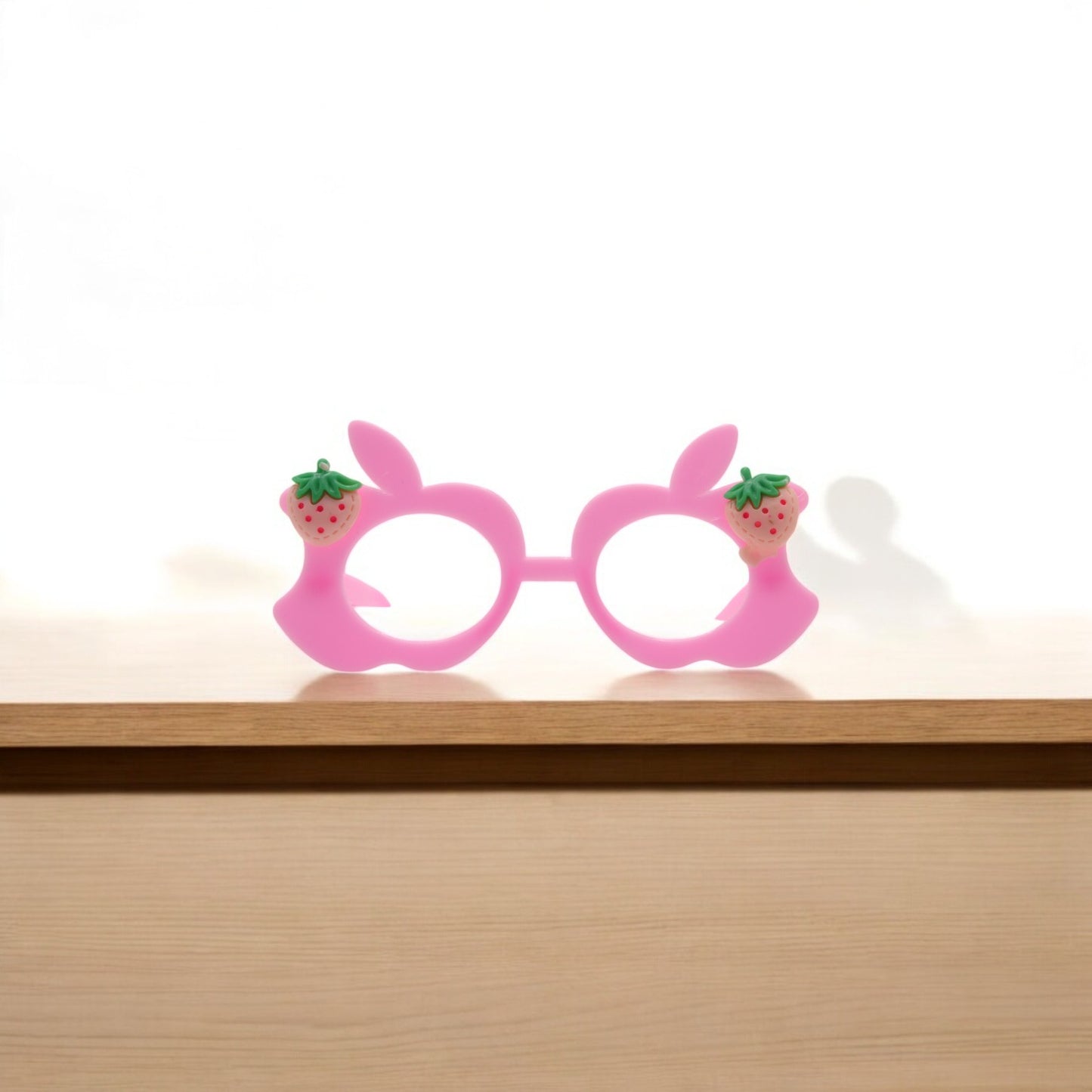 Strawberry Princess Jewelry Gift Set – Necklace, Bracelet, Hand Ring & Fancy Goggles