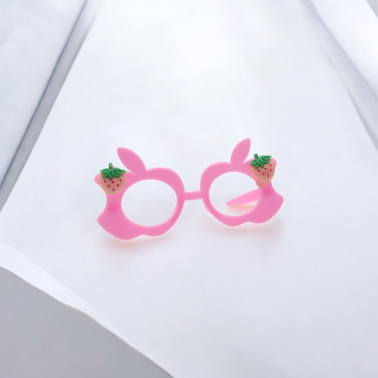 Strawberry Princess Jewelry Gift Set – Necklace, Bracelet, Hand Ring & Fancy Goggles