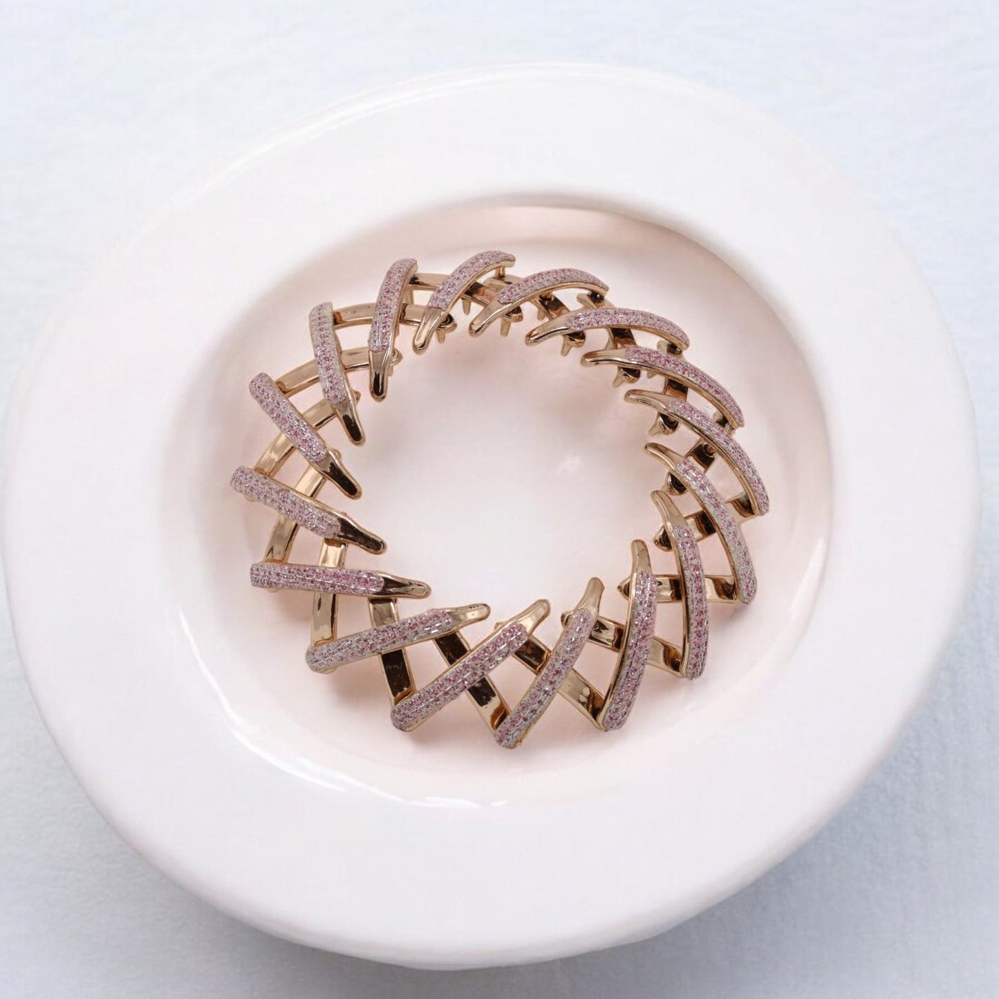 Sparkling Expandable Hair Clip for Women & Girls