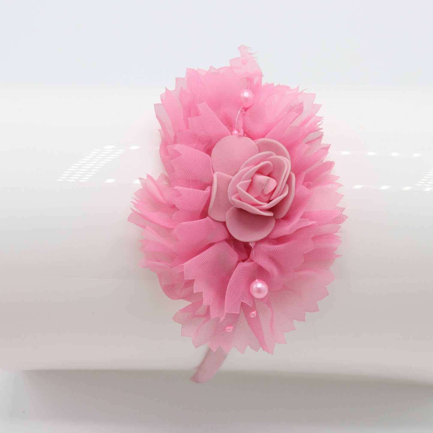 Blush Pink Soft Bloom Baby Headband