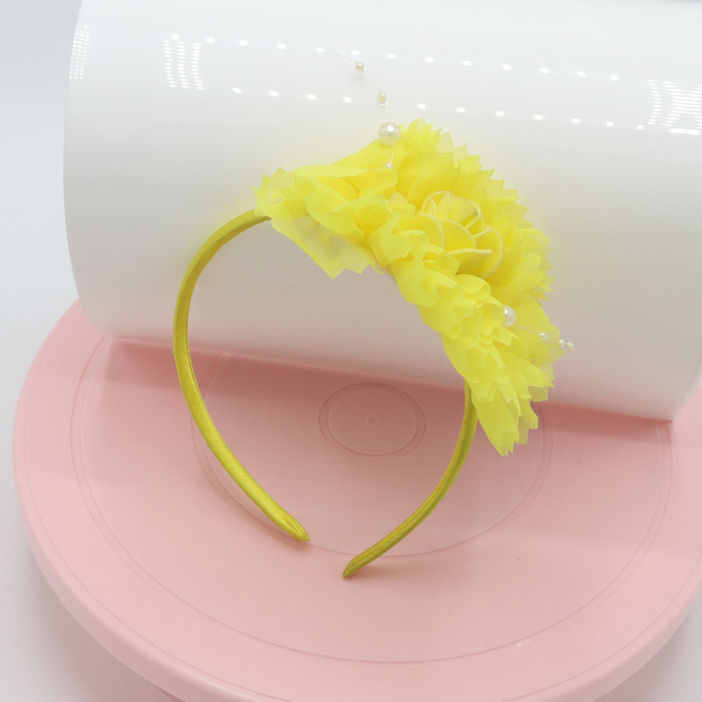 Yellow Delight Soft Bloom Baby Headband