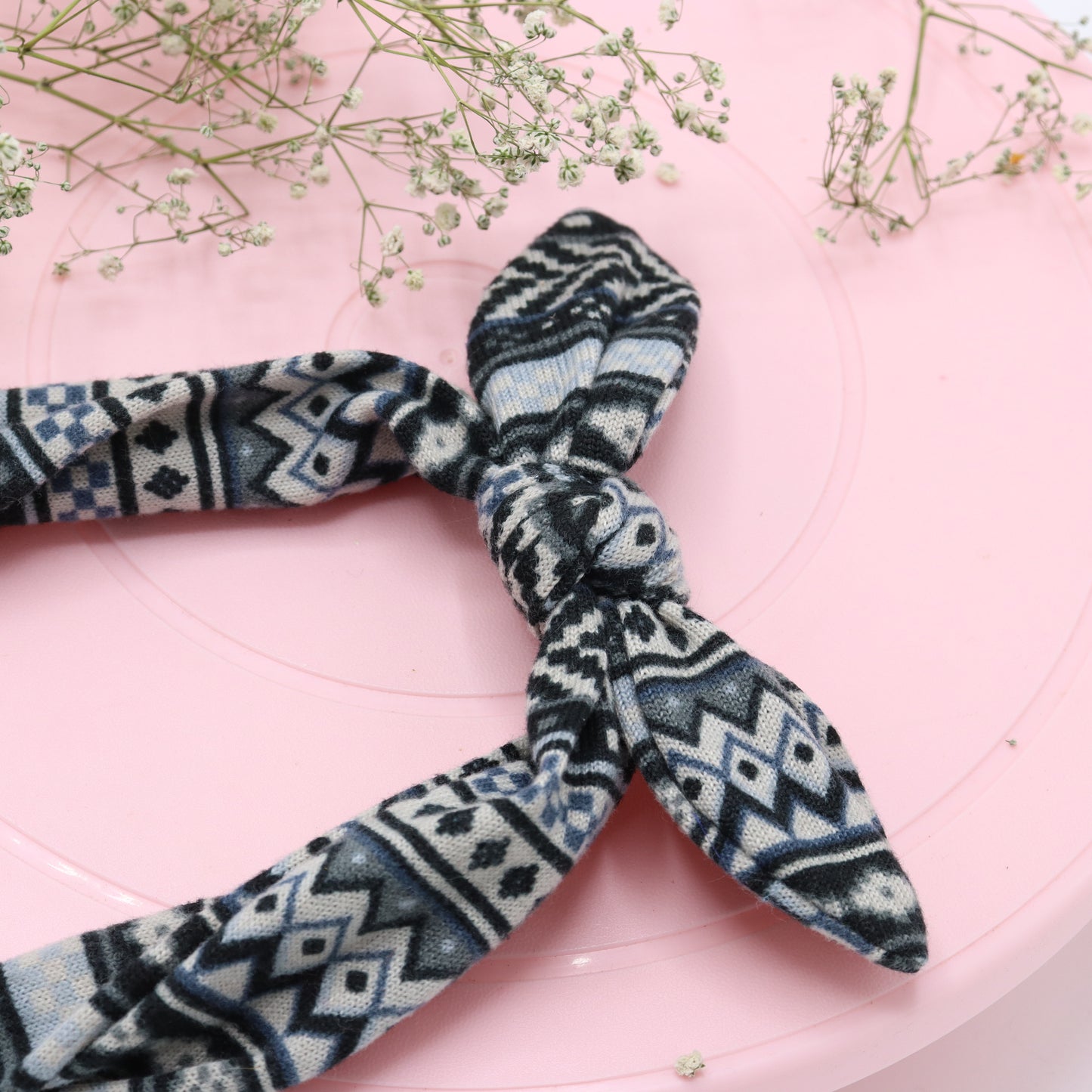 Cozy Grey Elegance Hairband