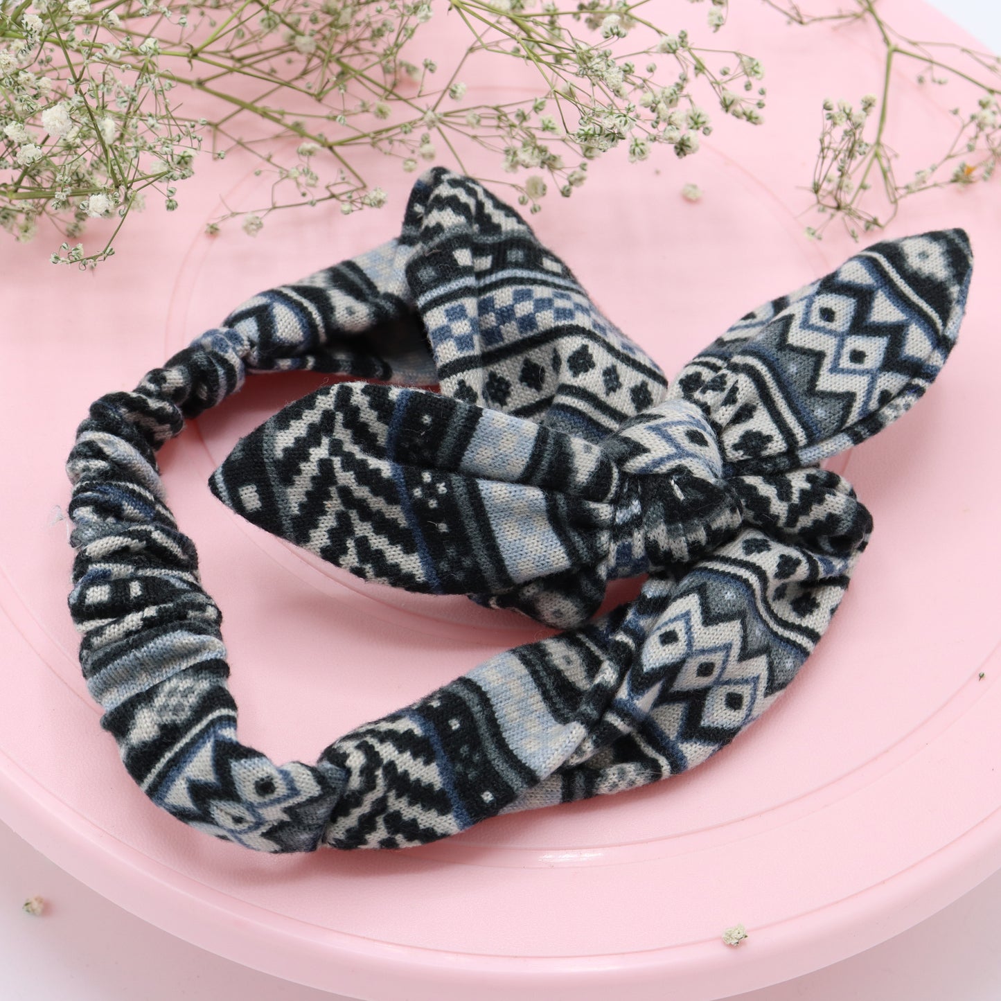 Cozy Grey Elegance Hairband