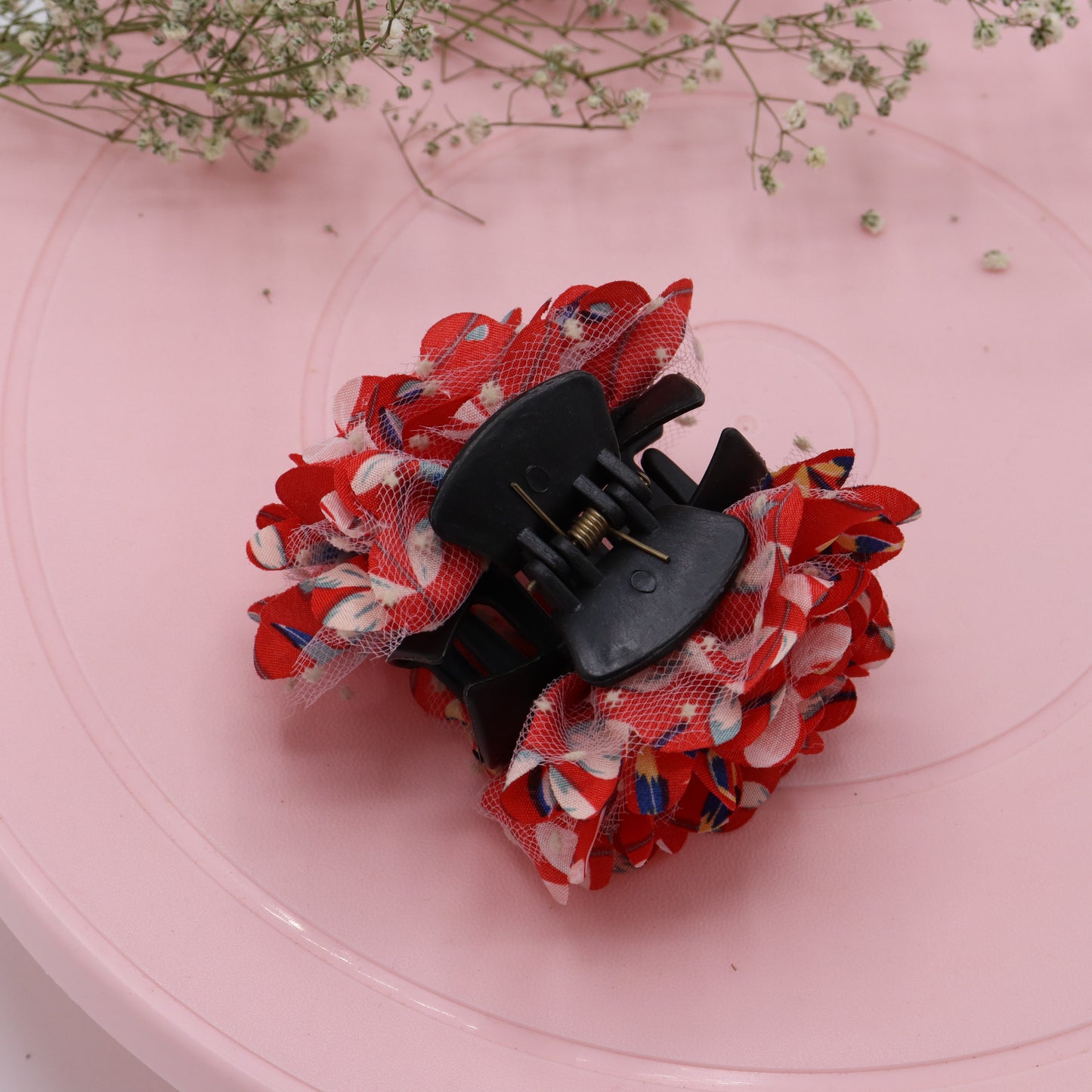 Red Full Flower Bloom Clutcher