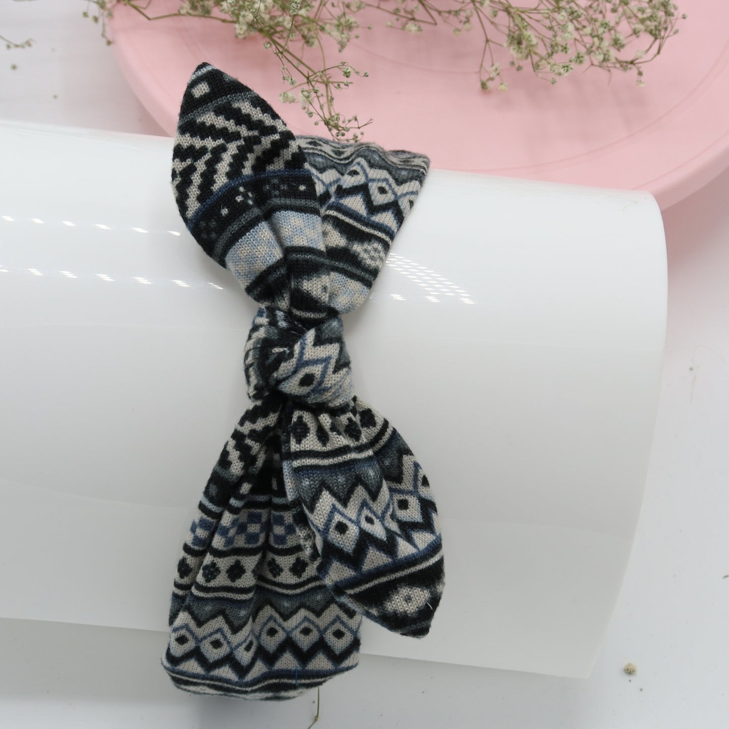 Cozy Grey Elegance Hairband