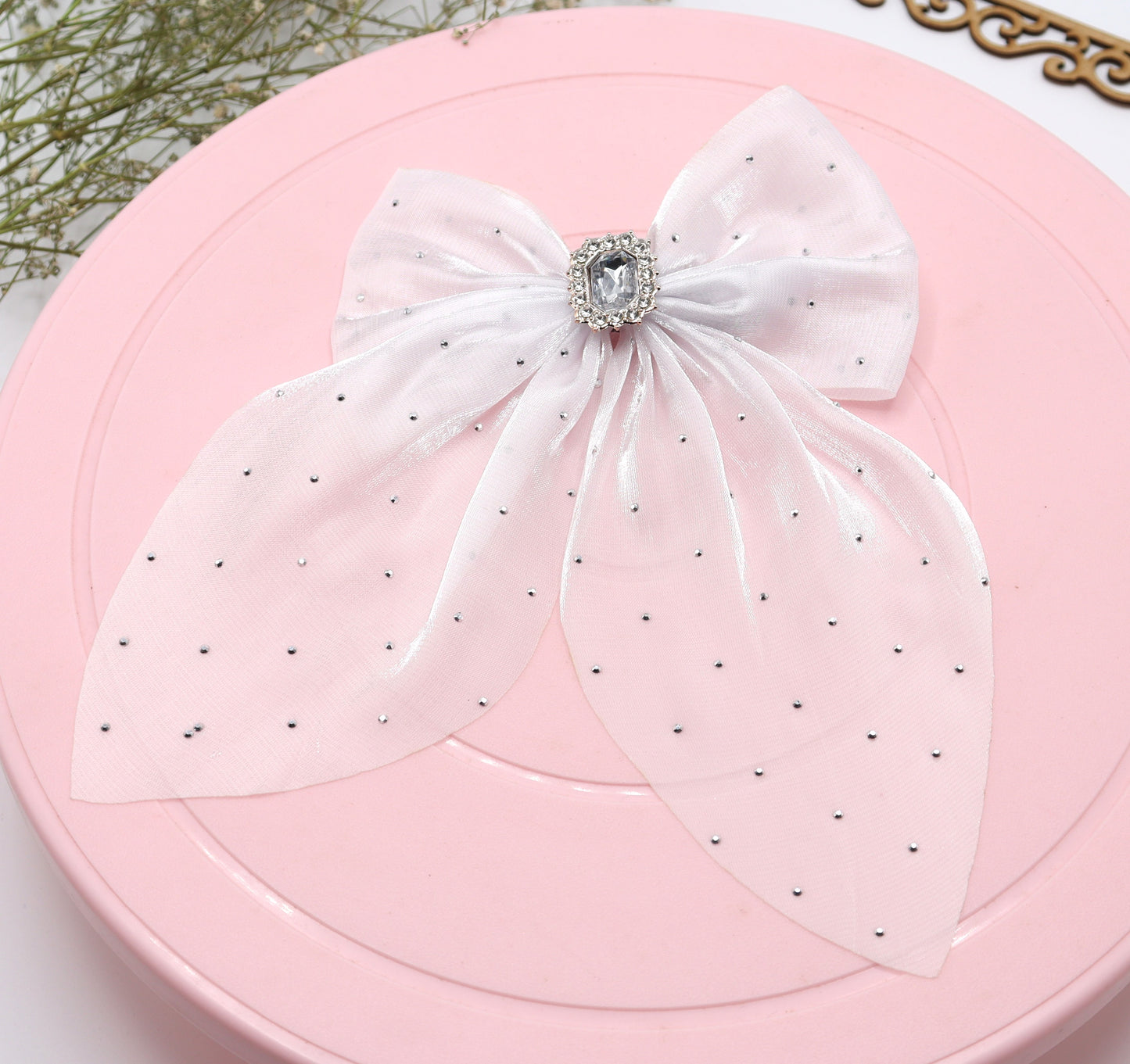Sparkle Partywear Hair Bow Clip