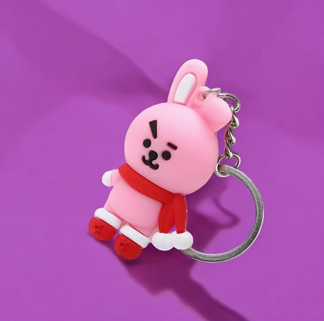 BT21 Rubber Keychain