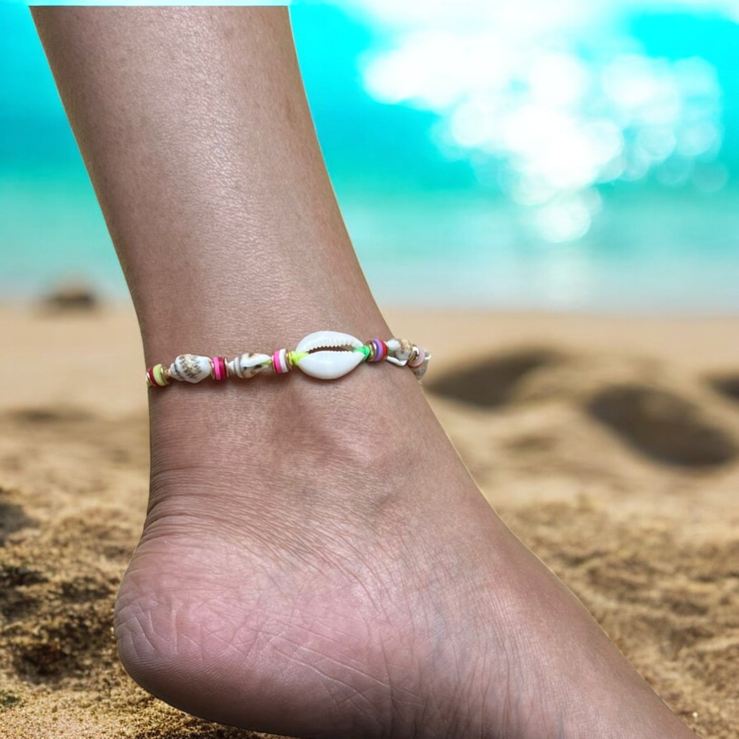 shell beach anklet
