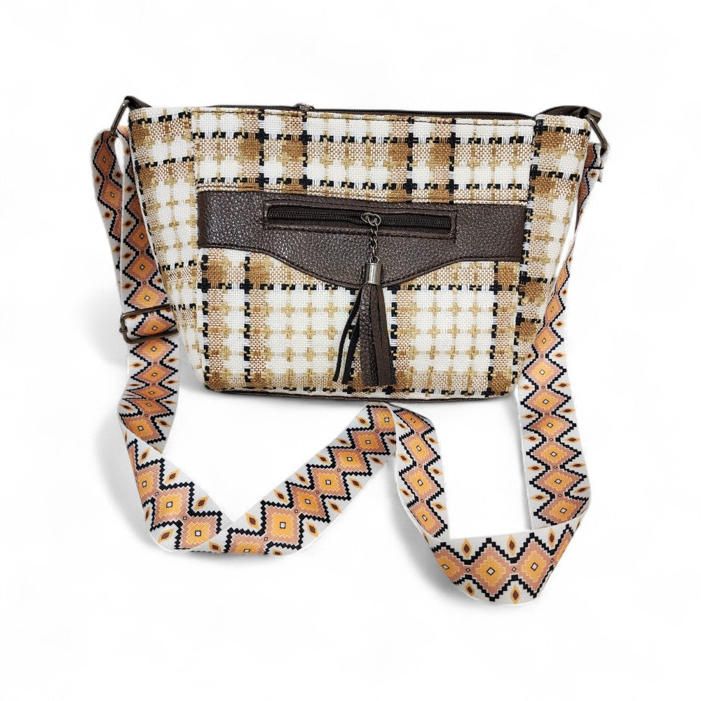 Triple Partition Sling Bag