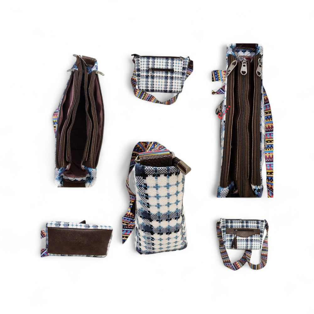 Triple Partition Sling Bag