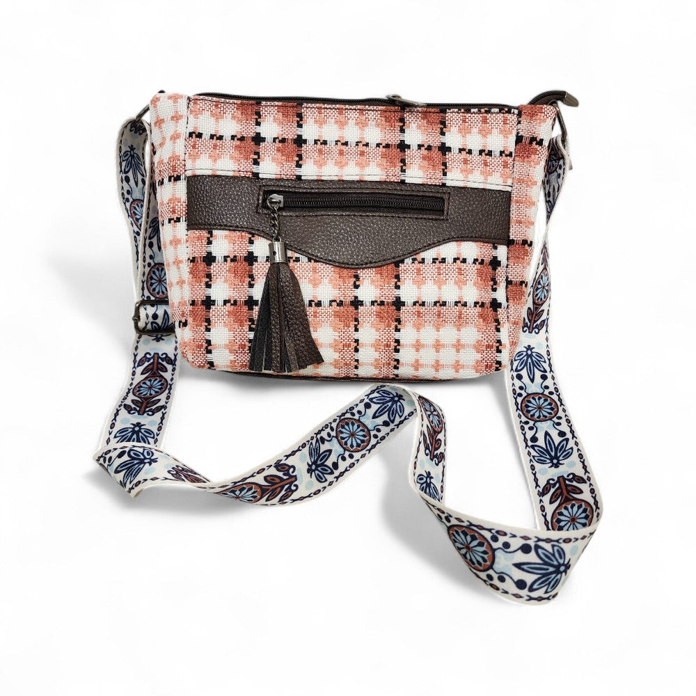 Triple Partition Sling Bag