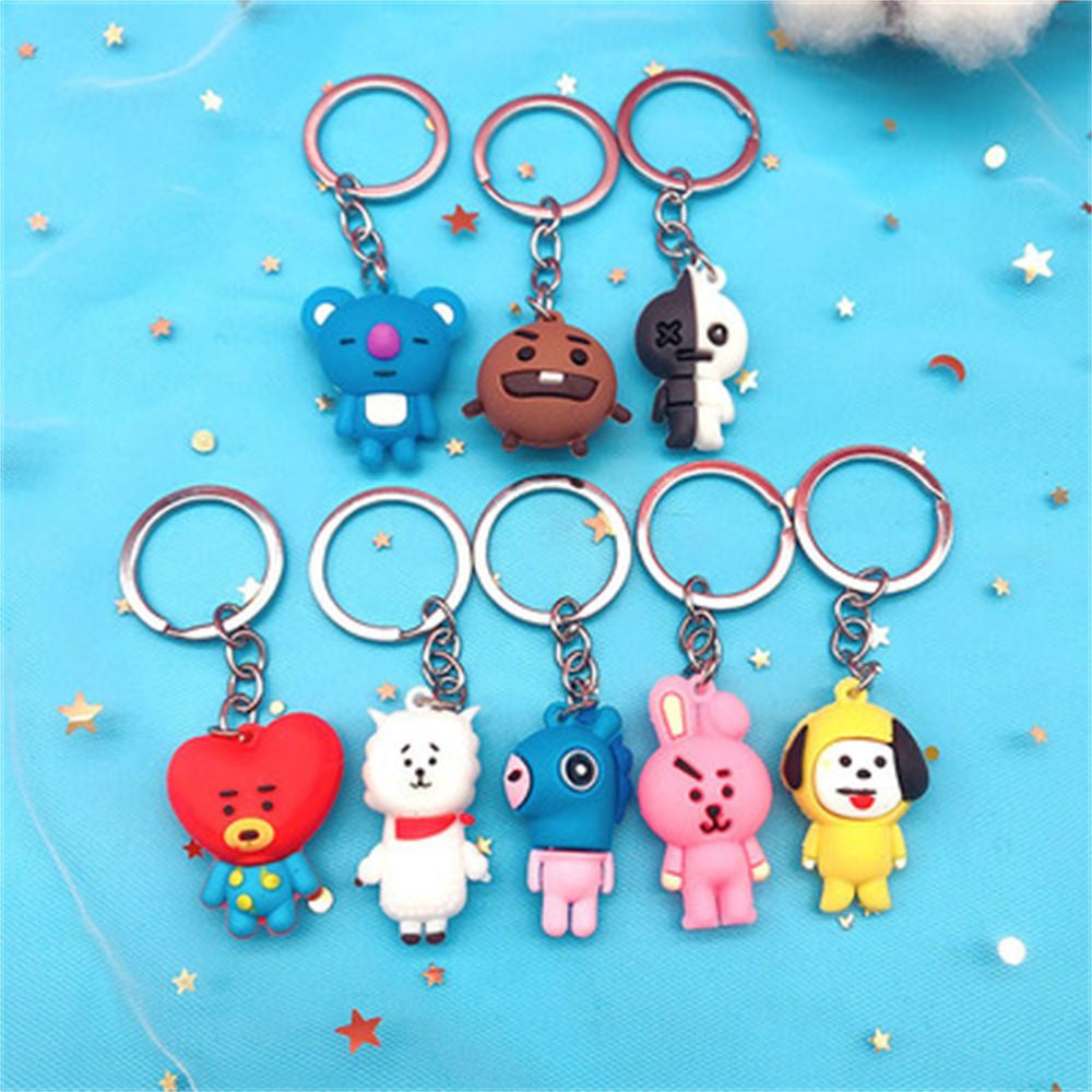 BT21 Rubber Keychain