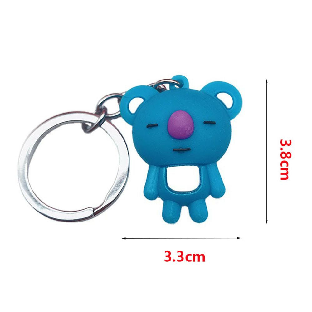 BT21 Rubber Keychain