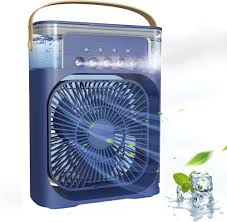 Mini Cooler Fan with 7-Color LED Light