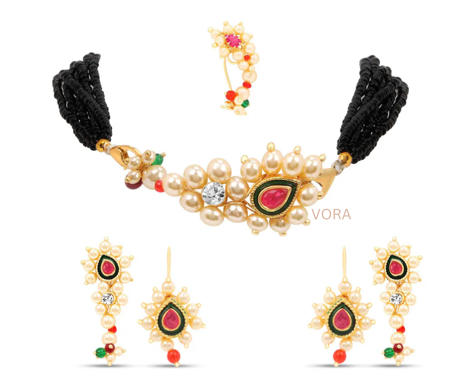 Nath Maharashtra look Mangalsutra set