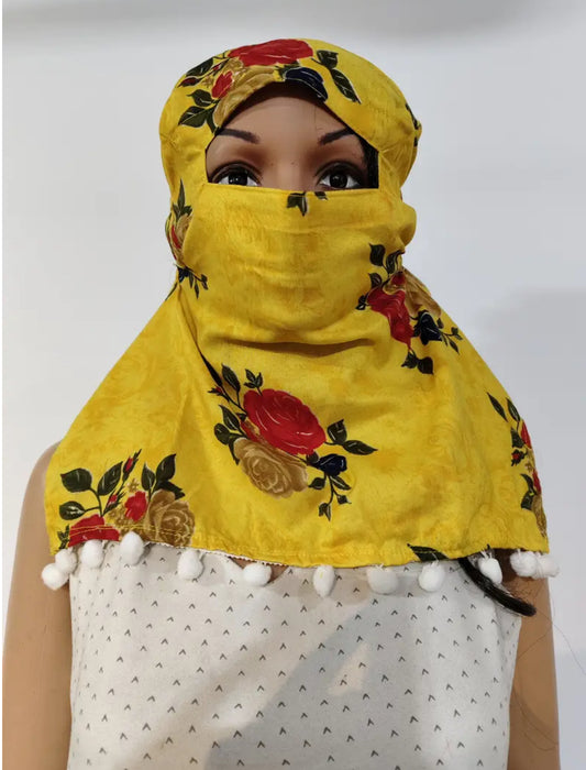 Cotton Rayon Face Cover Scarf