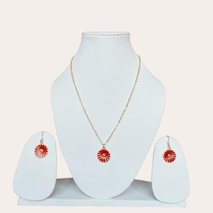 daisy neckless set