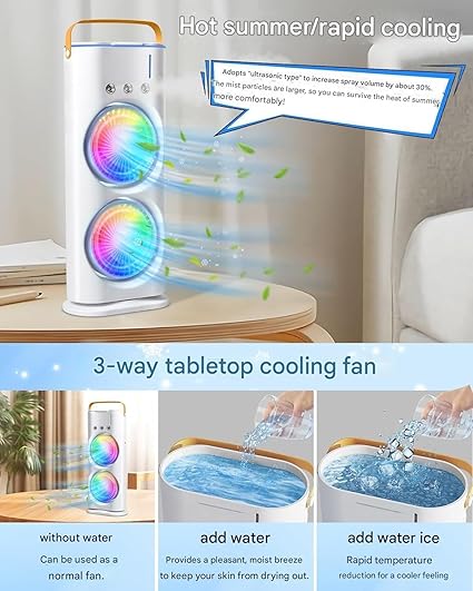 Double Ended Spray Cooler Fan