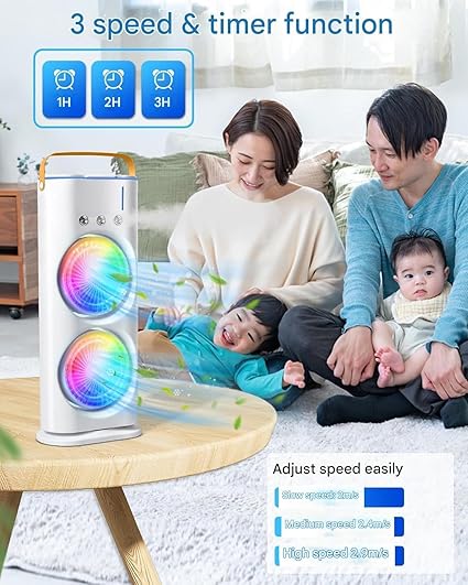 Double Ended Spray Cooler Fan