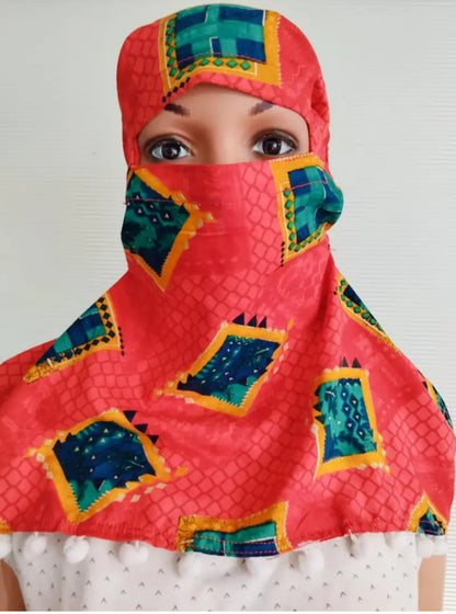 Cotton Rayon Face Cover Scarf