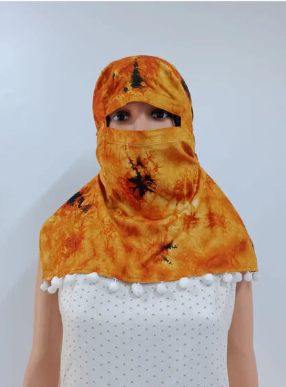 Cotton Rayon Face Cover Scarf