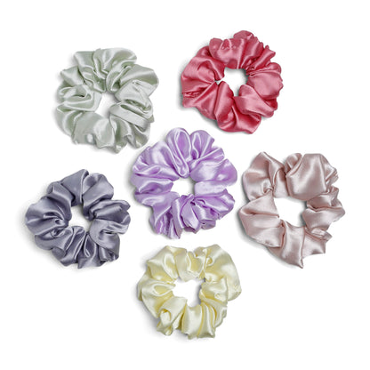 Pestel color Rubber band Plan set of 6 pc Scrunchies