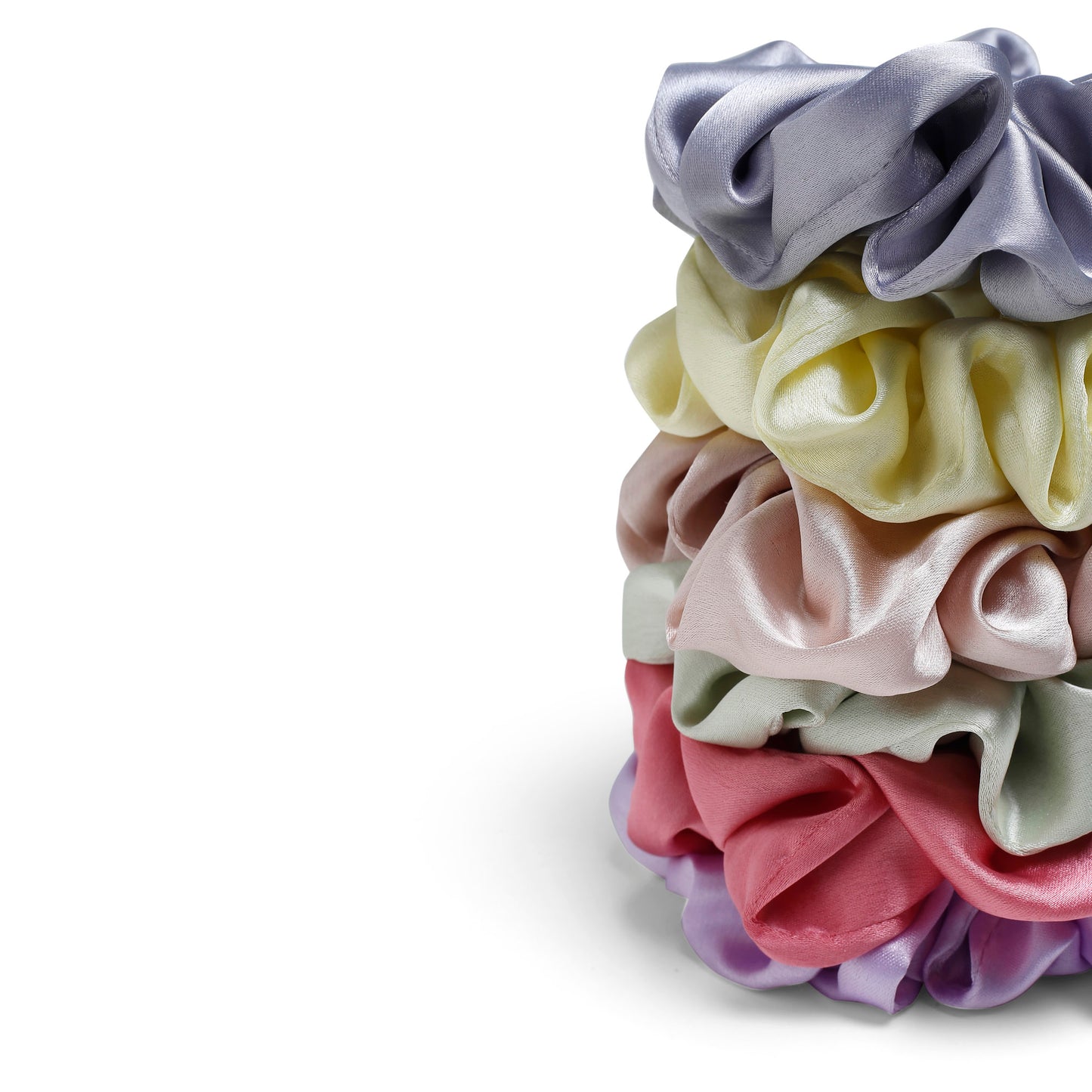 Pestel color Rubber band Plan set of 6 pc Scrunchies