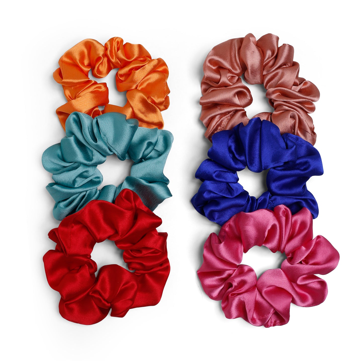 Darker color Rubber band Plan set of 6 pc Scrunchies
