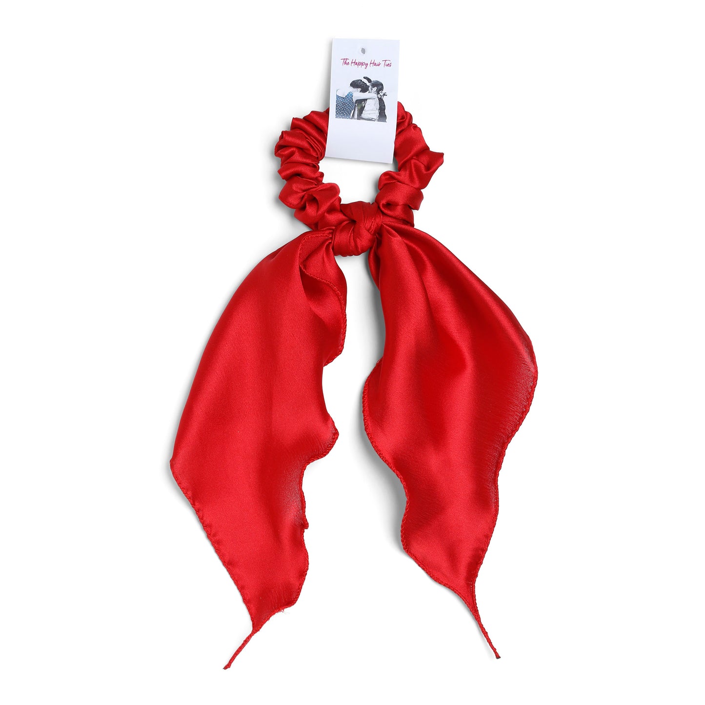 Silk Satin Scarf Scrunchie