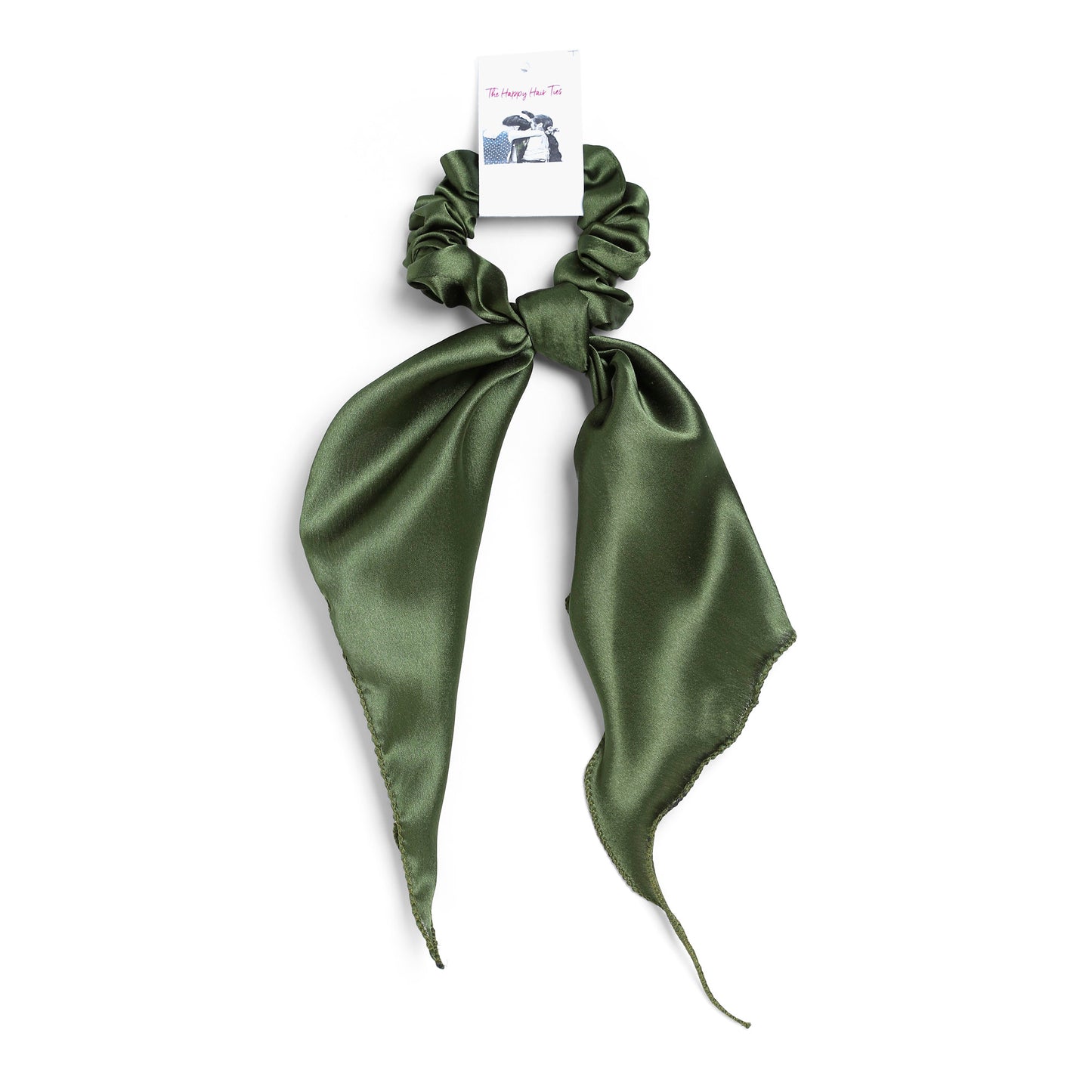Silk Satin Scarf Scrunchie