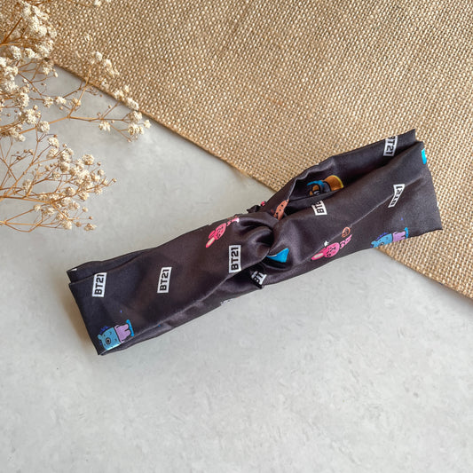BTS Stylish Knot Hairband-B