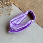 Silk Satin Knot Hairband-Lavender