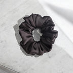 Midnight Velvet Scrunchie Hoop earring set