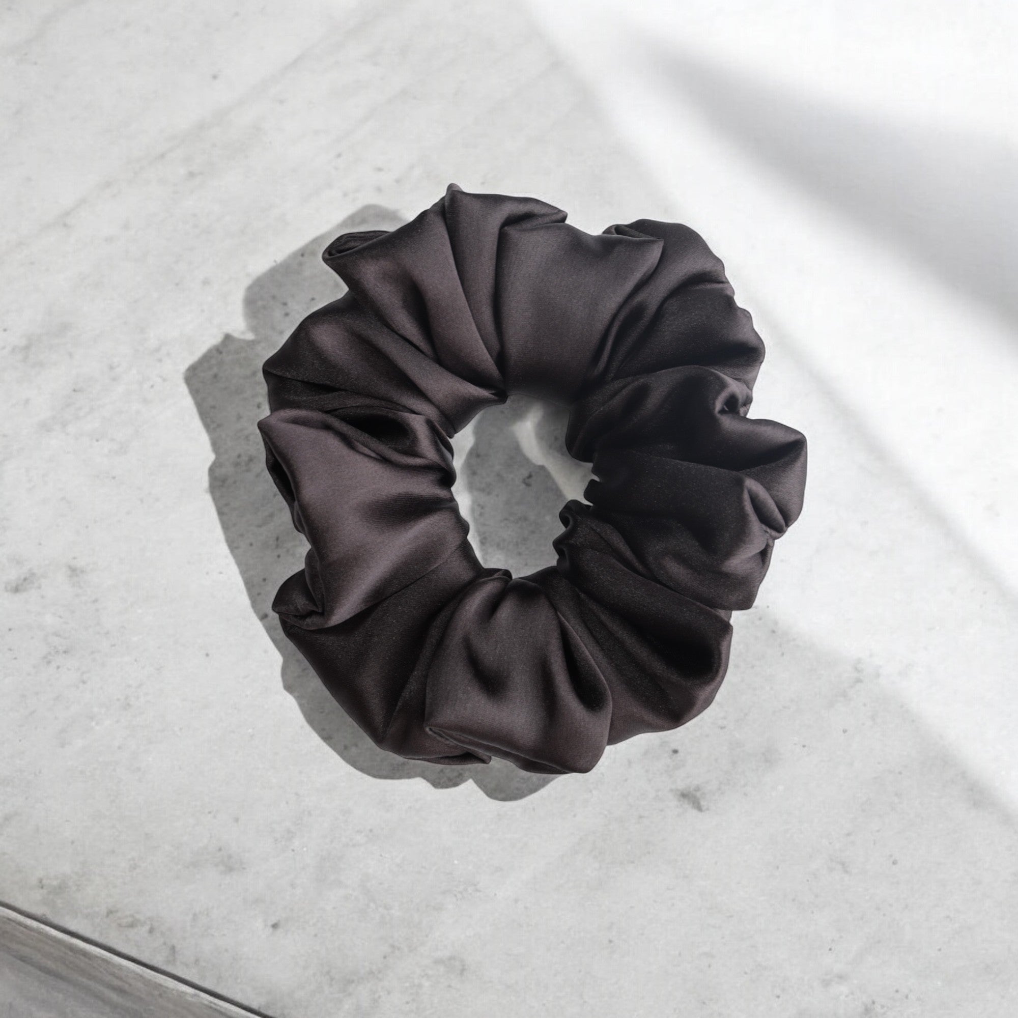 Midnight Velvet Scrunchie Hoop earring set