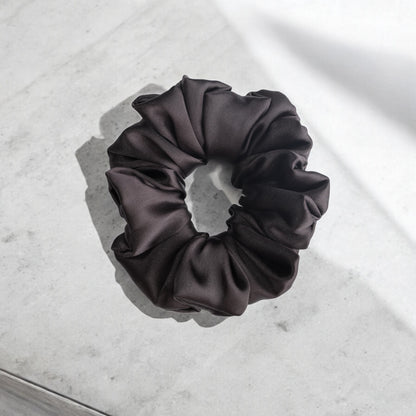 Midnight Velvet Scrunchie Hoop earring set