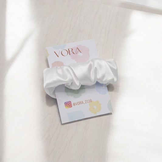 White Scrunchie Bracelet